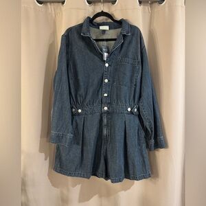 NWT Universal Thread Blue Denim Jumpsuit